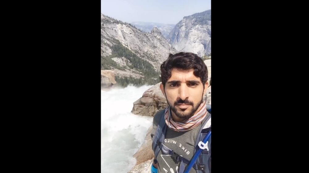 Sheikh Hamdan shares video of his amazing Yosemite hike