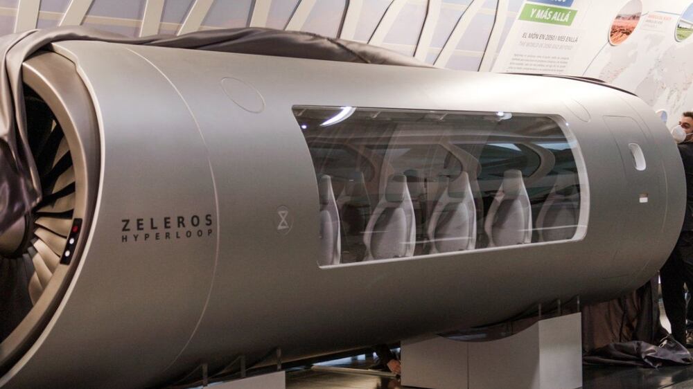 Hyperloop capsule arrives at Expo Dubai 2020
