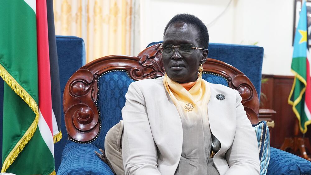 First female vice president of South Sudan talks to The National