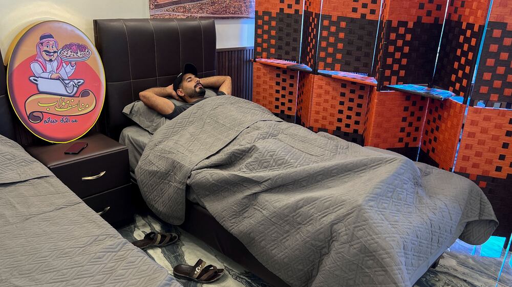 Jordan restaurant allows diners to nap after eating