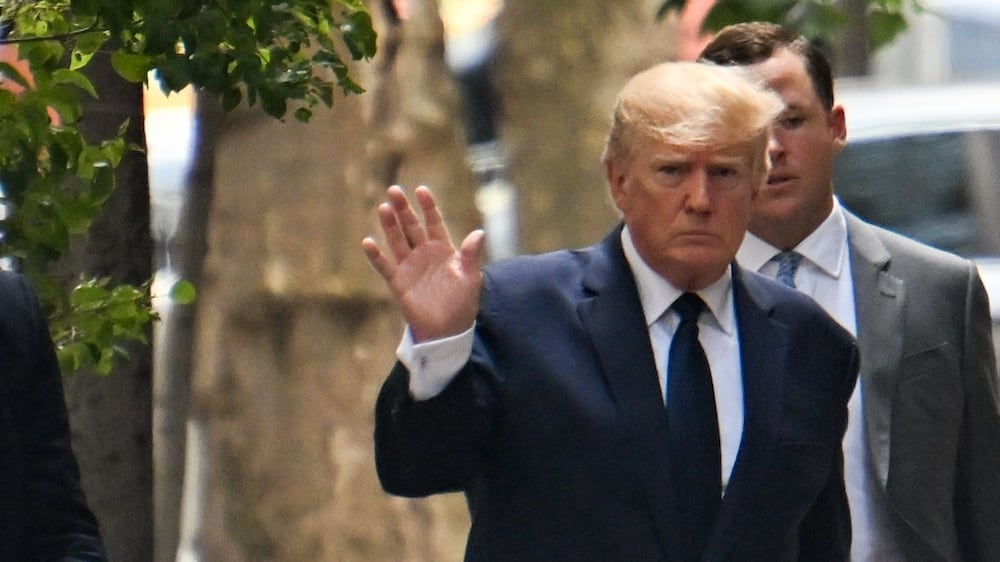 Donald Trump attends funeral of former wife Ivana