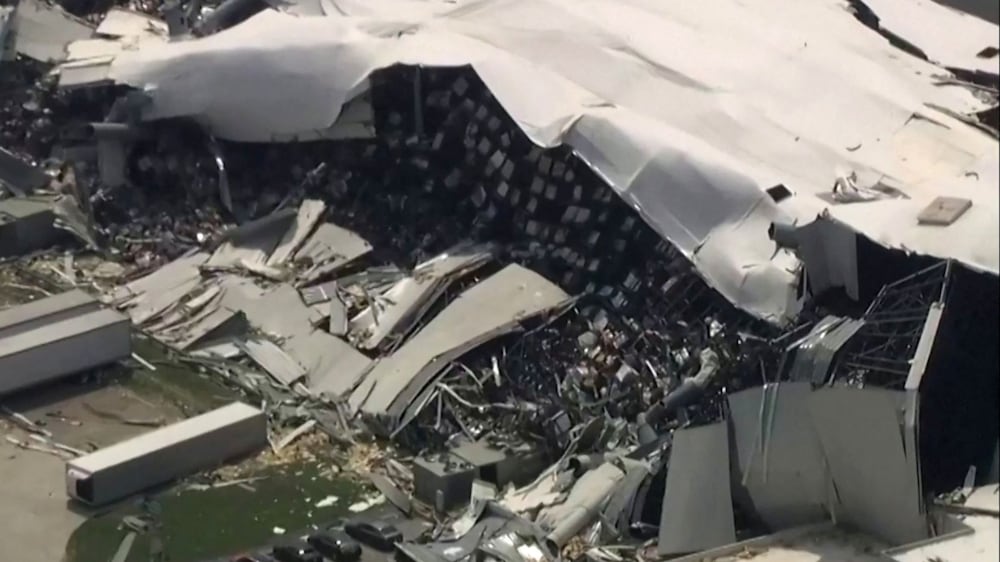 Pfizer factory in US severely damaged by tornado