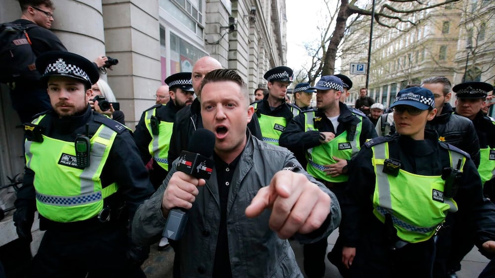 Right-wing extremist Tommy Robinson loses libel case to Syrian-born schoolboy