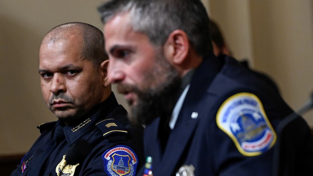 'Worse than Iraq War': Tears as Capitol Hill police testify on January 6