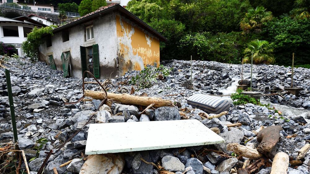 Italy's Lake Como battered by extreme weather and mudslides