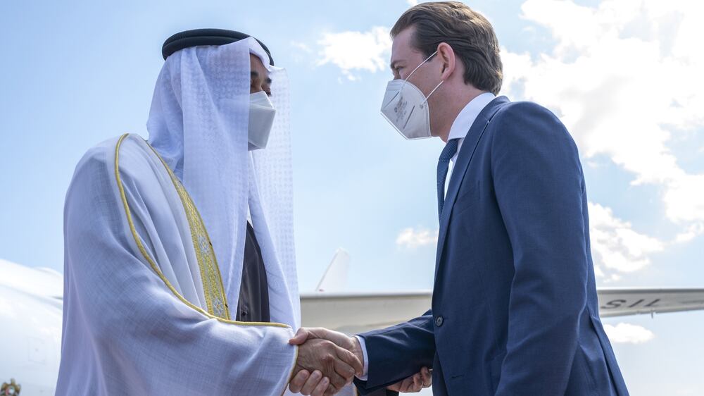 Sheikh Mohamed bin Zayed is in Austria on official visit