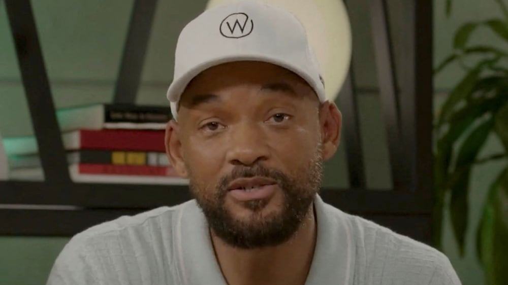 Will Smith speaks in an apology video for slapping Chris Rock at Academy Awards 2022 in this screen grab obtained from a social media video uploaded on July 29, 2022.  Will Smith/YouTube/via REUTERS  THIS IMAGE HAS BEEN SUPPLIED BY A THIRD PARTY.  MANDATORY CREDIT.  NO RESALES.  NO ARCHIVES. 