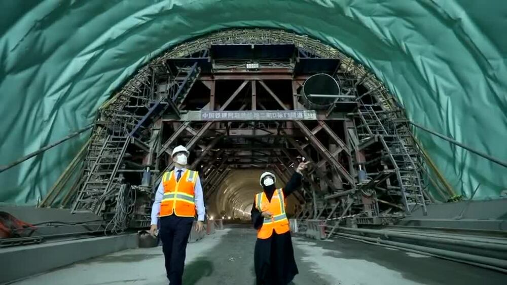 Etihad Rail completes huge tunnel