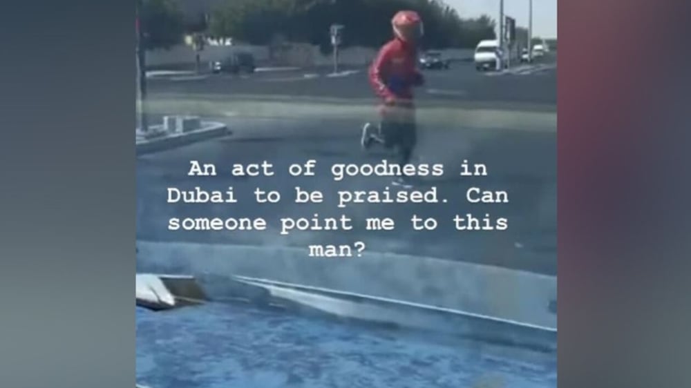 Sheikh Hamdan finds Dubai delivery driver who removed hazard from busy road