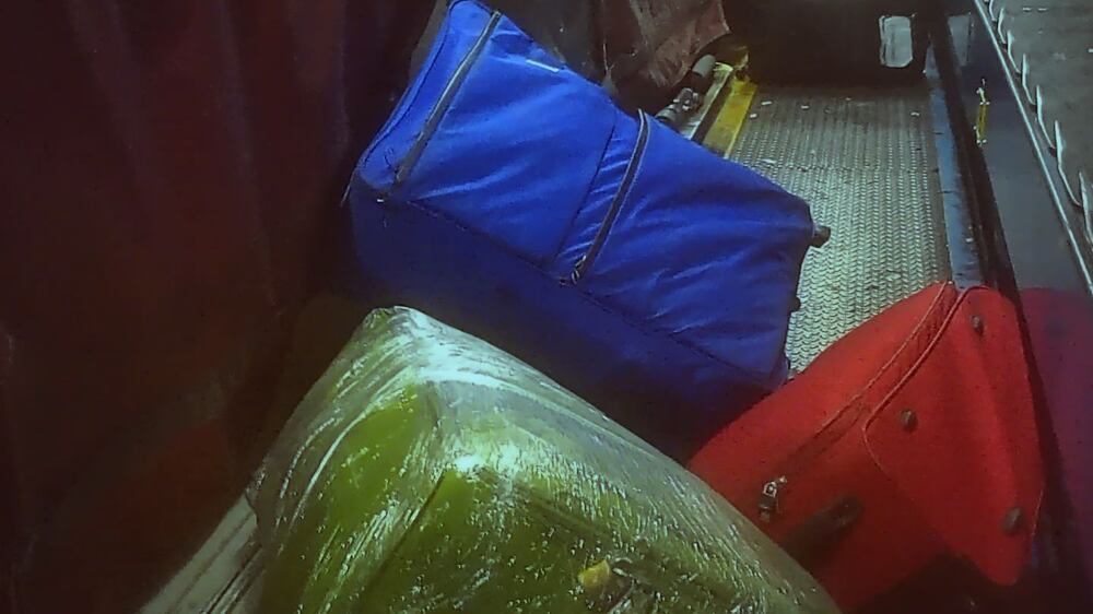 Undercover footage baggage handling. Photo: Channel 4