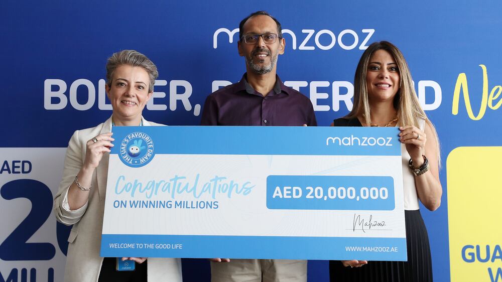 Man wins Dh20 million Mahzooz jackpot