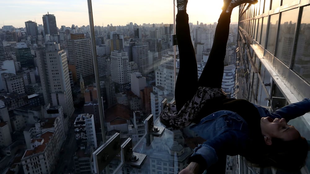 Sao Paulo's glass-floor lookout puts fear of heights to the test