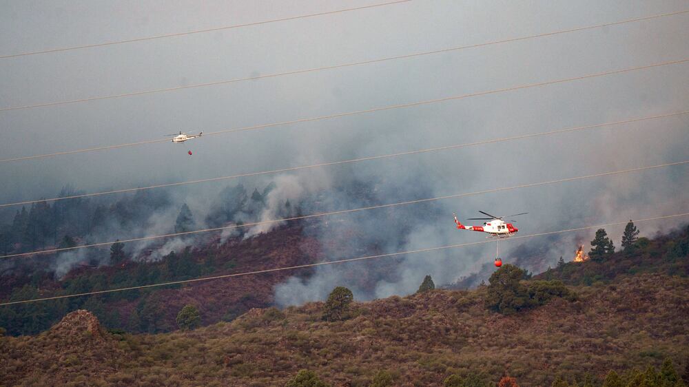 Wildfires strike Tenerife