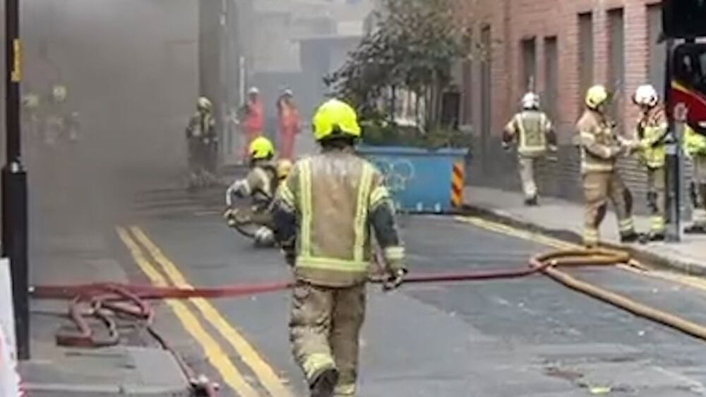London's burning - a fire under railway arches caused major disruption