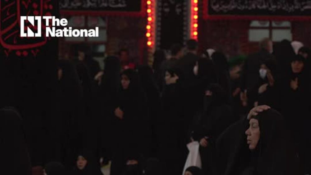 Shiite Muslims commemorate the death of Hussain Ibn Ali, the prophet Mohammed, grandson in the battle of Karbala 680 AD