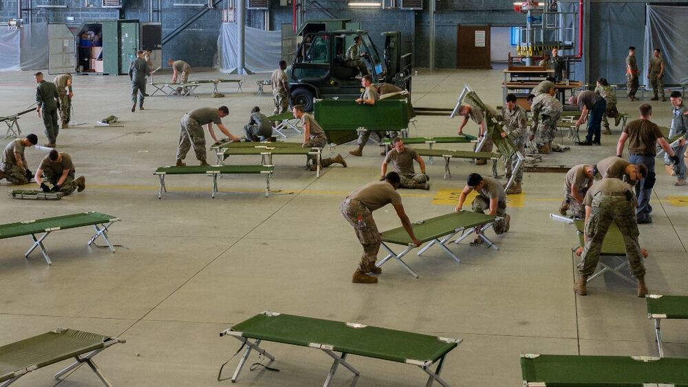 US Air Force base in Germany provides temporary shelter for evacuees from Afghanistan