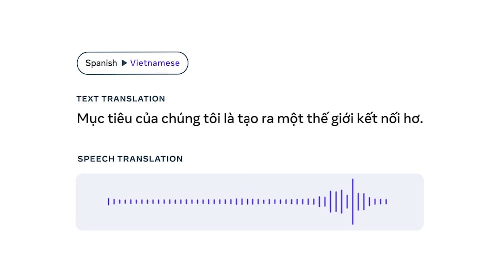 Meta releases new AI multilingual translation platform