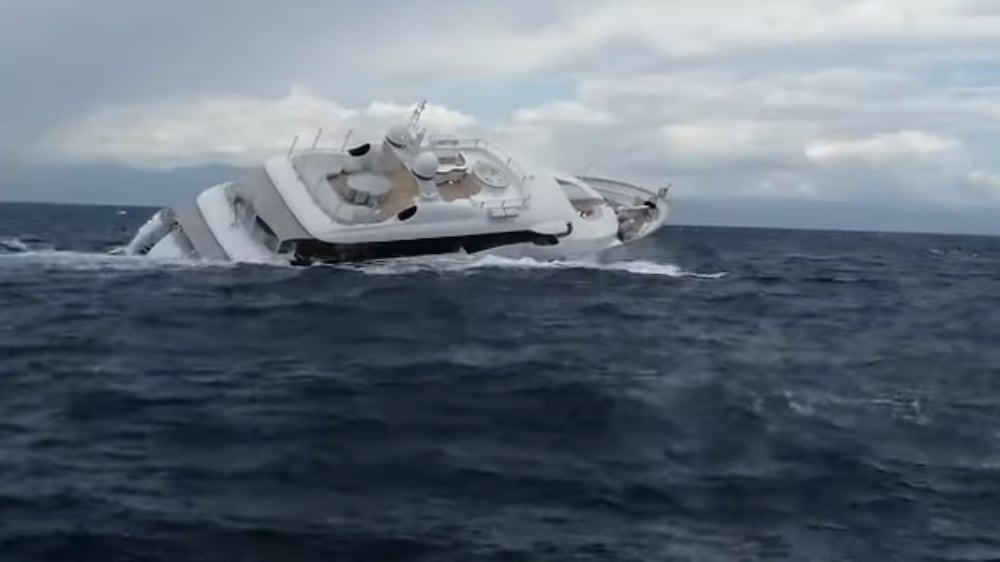Yacht sinks off the coast of Italy
