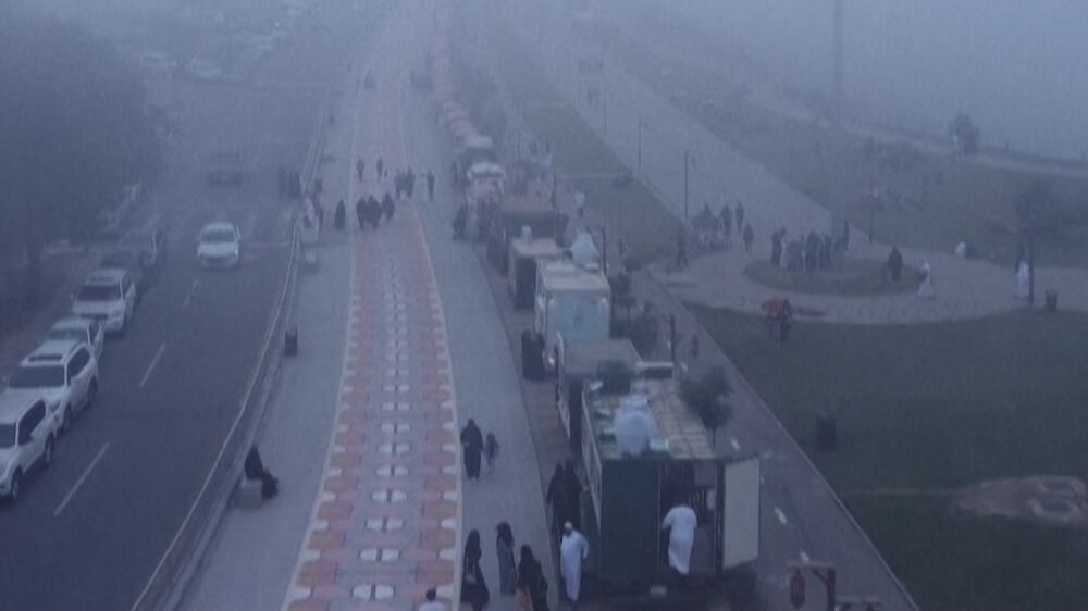 Saudis escape the heat and head to the 'city of fog'