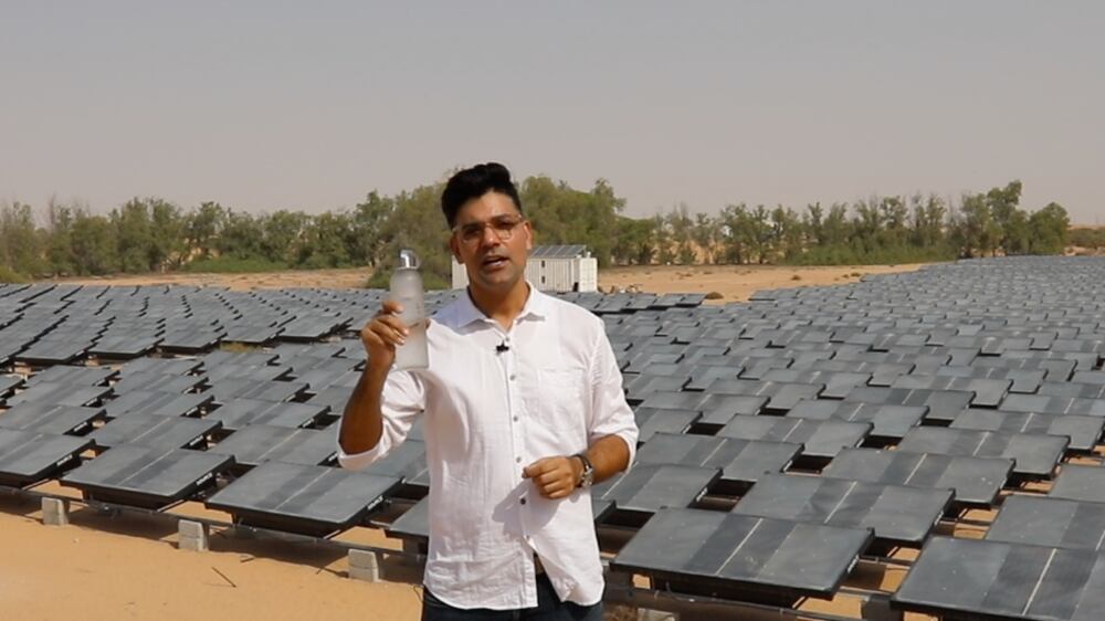Here's how a Dubai farm makes water from sunlight and air