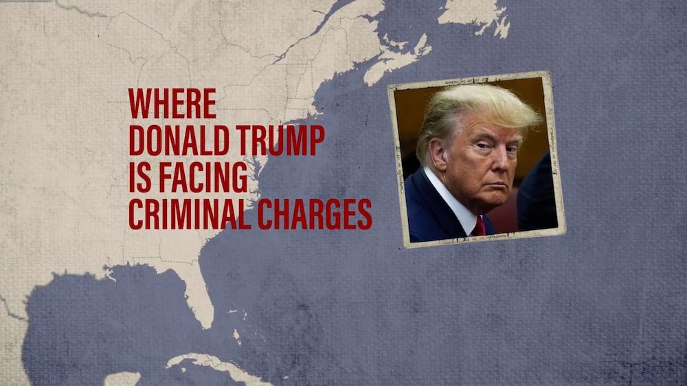 Where is Donald Trump facing criminal charges?