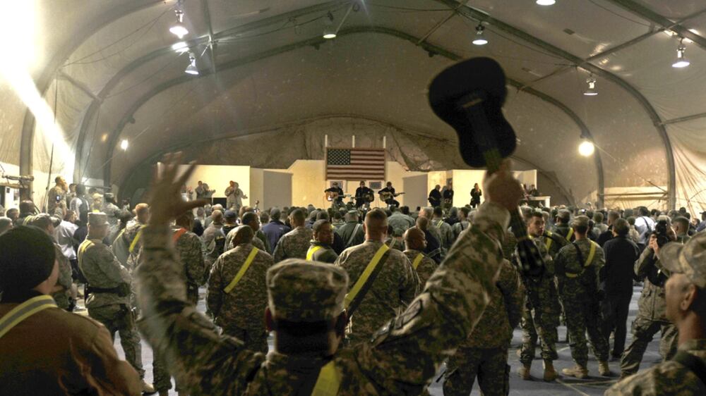 USO shows in Afghanistan: some of the stars who entertained US troops