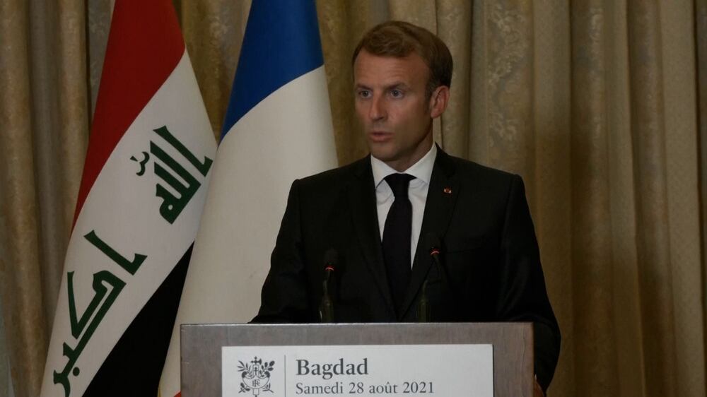 French troops to remain in Iraq regardless of US decisions, says Macron