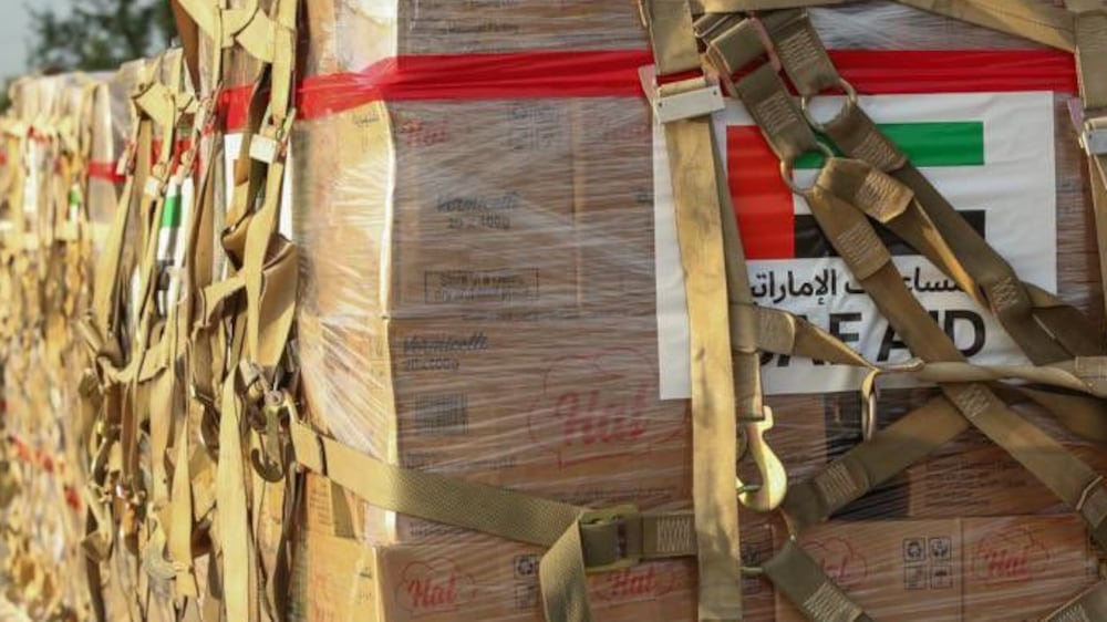 UAE sends humanitarian aid to Pakistan