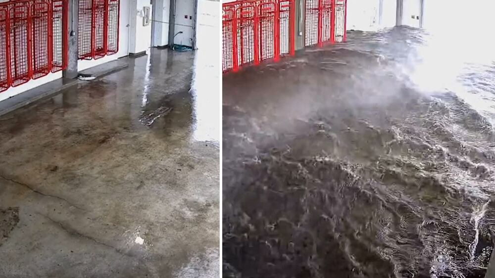 Stunning before and after footage shows storm surge from Hurricane Ida inundate Louisiana