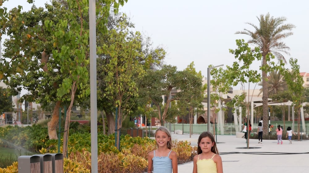 Inside the new Sheikha Fatima Park in Abu Dhabi