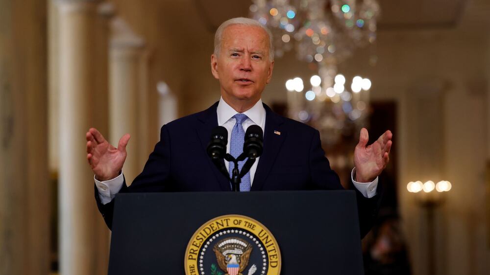 Defiant Joe Biden defends Afghanistan stance as withdrawal is completed