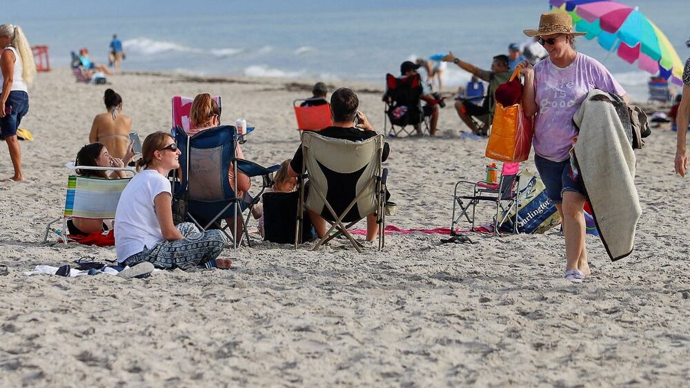 Spectators gather for view of Nasa’s Artemis launch as excitement builds