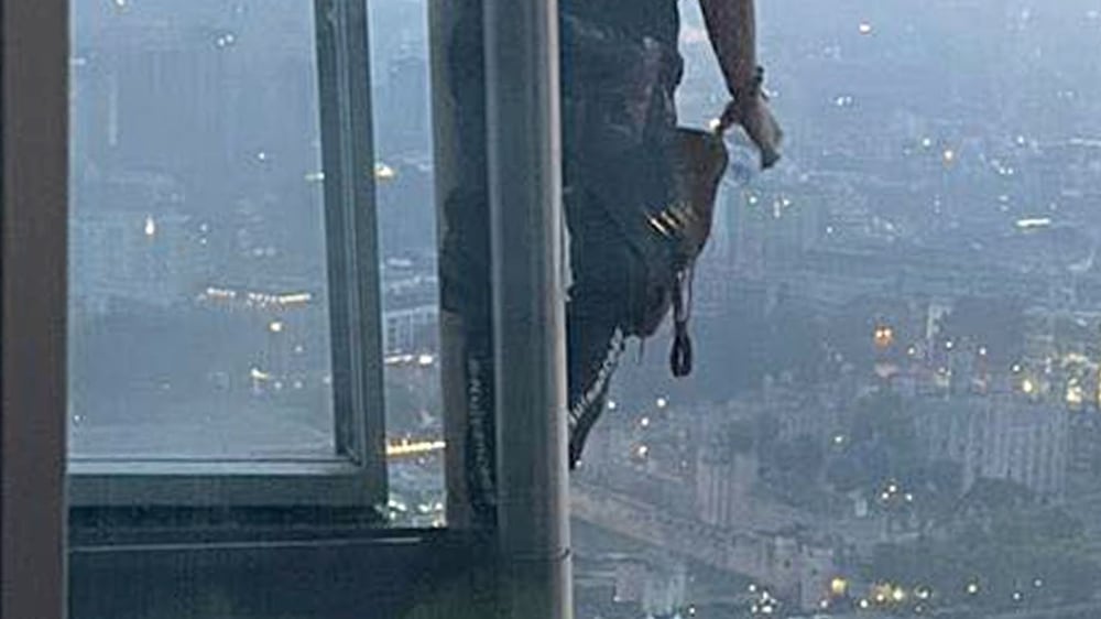 Man arrested after climbing to the top of The Shard in London