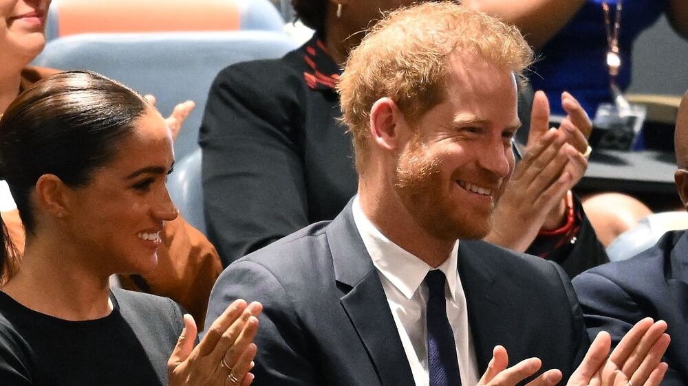 Prince Harry and Meghan Markle attend One Young World summit in Manchester