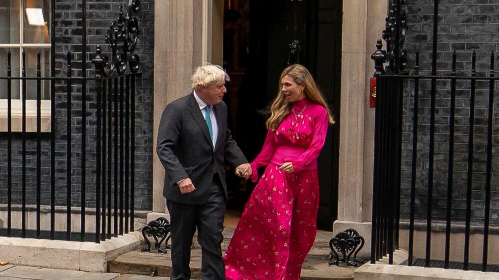 Boris Johnson applauded in the halls of Number 10 as he leaves