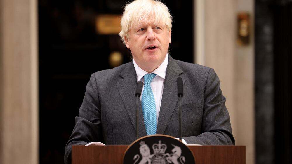 Boris Johnson delivers final speech as UK PM