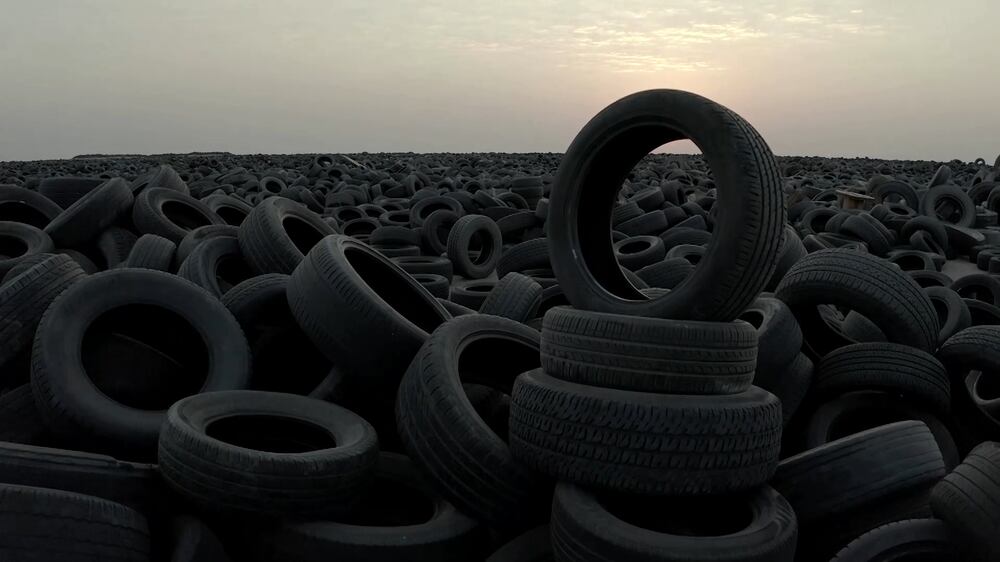 Kuwait begins recycling at its tyre graveyard