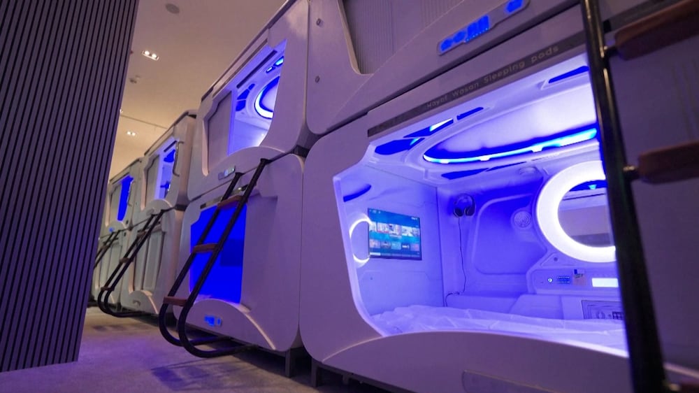 Riyadh airport opens sleeping pods for tired travellers