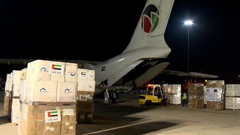 The UAE sends aircraft with 100,000 Covid-19 vaccines to Mauritania