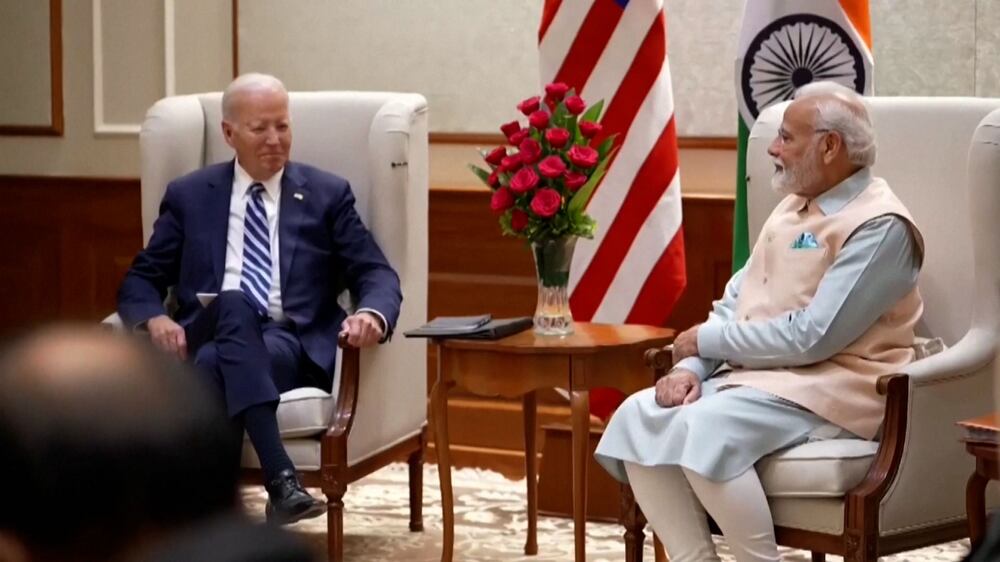 US President Joe Biden meets Indian Prime Minister Narendra Modi