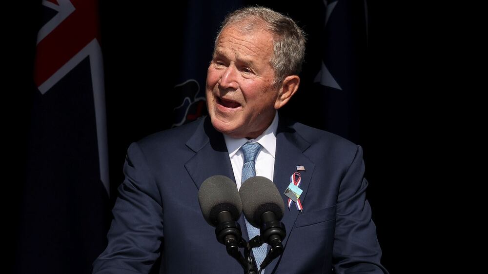 George W Bush warns of 'violence within US' during 9/11 speech