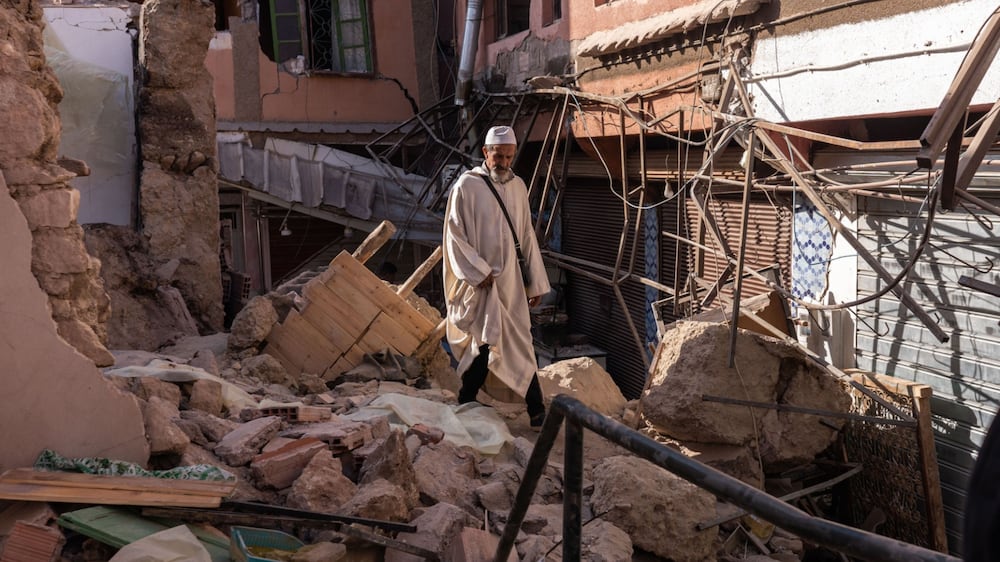 Moroccan store owners appeal for help after earthquake