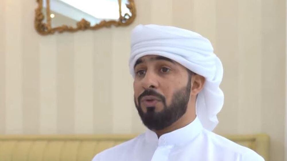 Saeed Al Ameri receives antibody treatment at SEHA