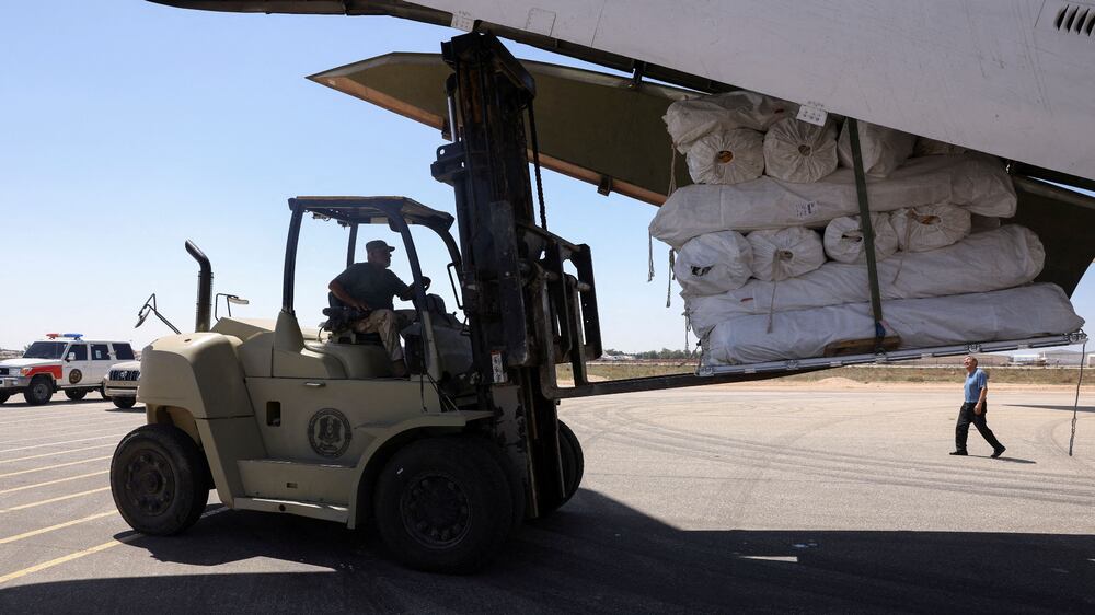 UAE aid arrives in Libya