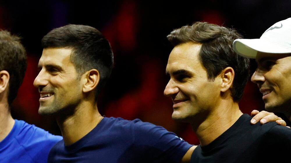 Tennis greats Djokovic and Murray pay tribute to Federer