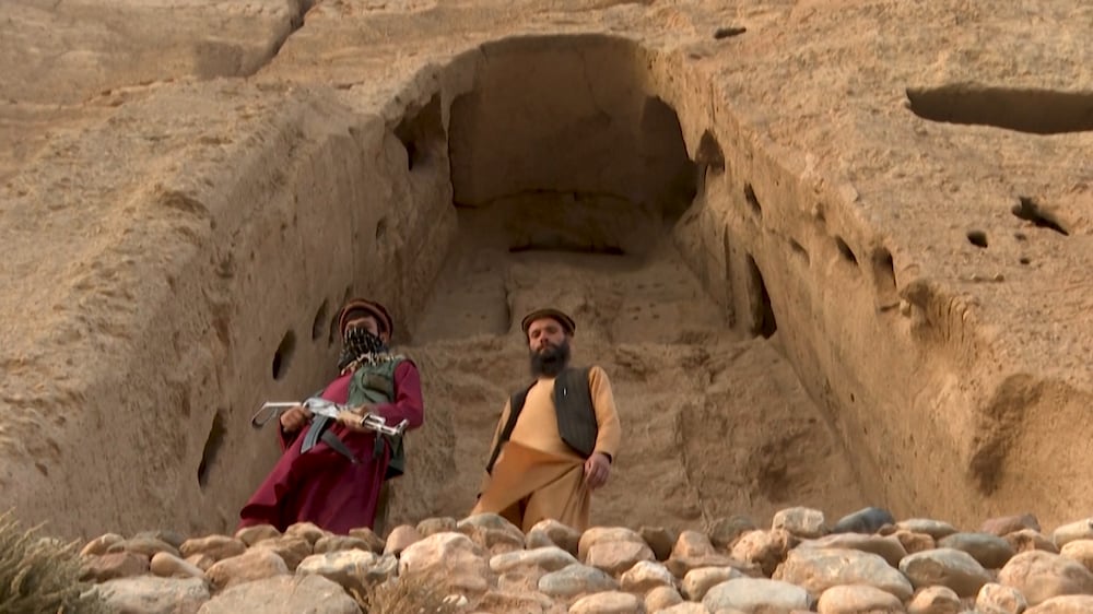 Taliban in Bamiyan 20 years after destroying giant Buddha statues