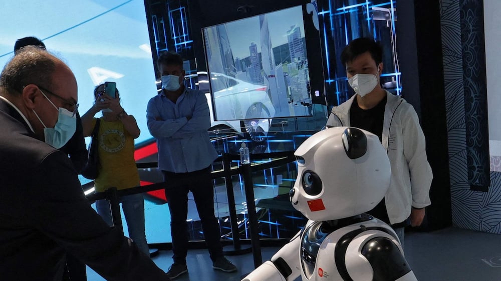 China unveils panda robots at Expo 2020