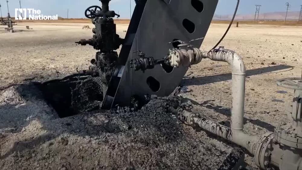Oilfield destroyed in northern Syria after Turkish strike