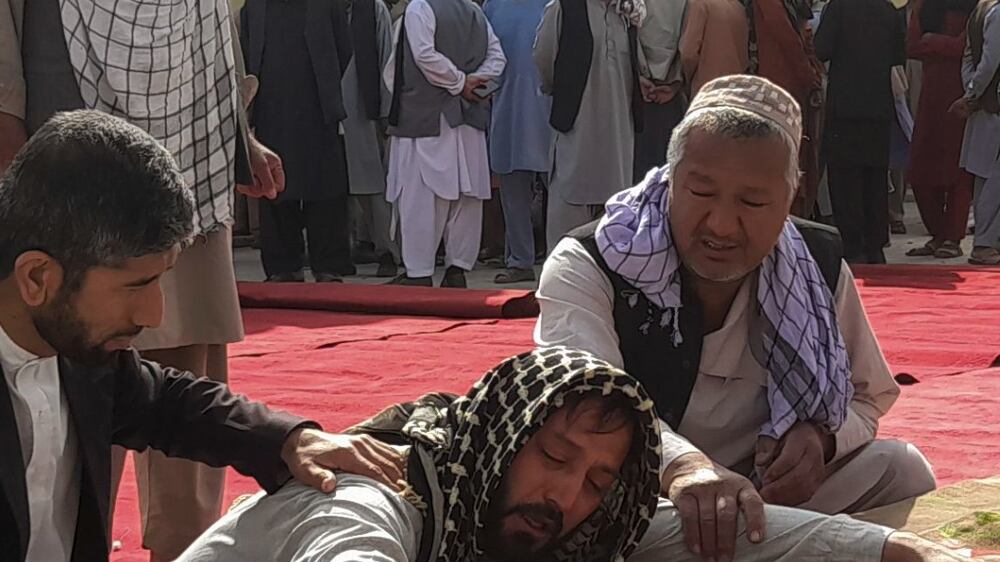 Funerals held for victims of Afghan mosque attack