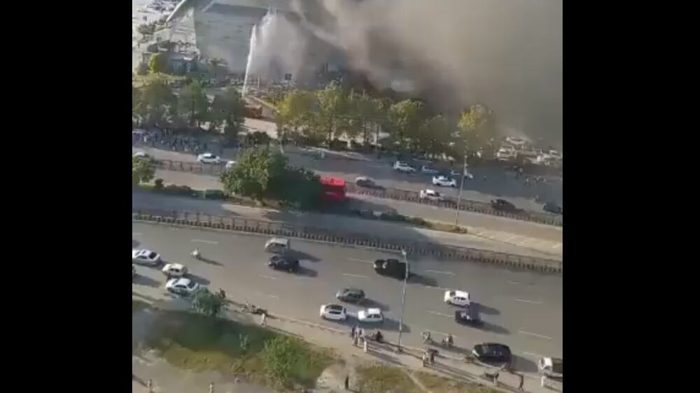 Fire erupts at Centaurus Mall in Pakistan’s